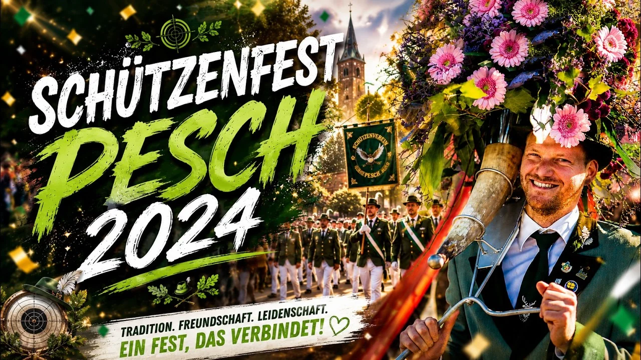 Original-Thumbnail zum Schützenfilm Ab nach Pesch – Jung Strüsblome 2024